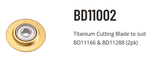 Black Diamond Pipe Cutter replacement blade Titanium