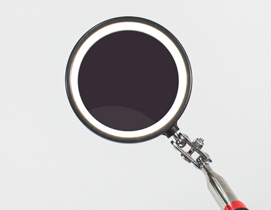 Telescopic LED mirror 870mm