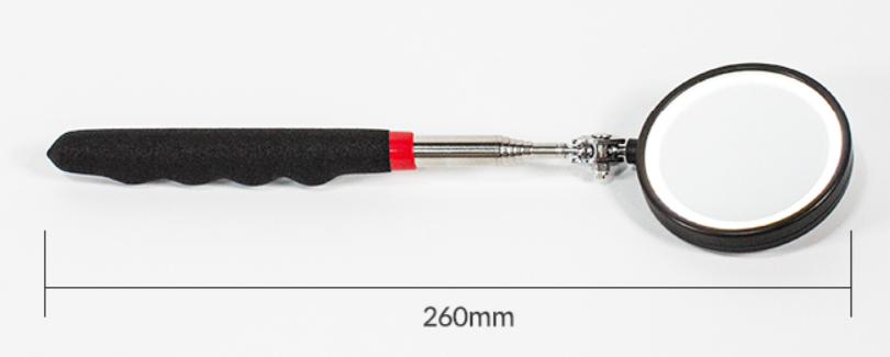 Telescopic LED mirror 870mm